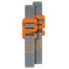 Boll GEAR STRAPS 1.8 m granite 2 ks popruhu s odlehcenou duralovou sponou