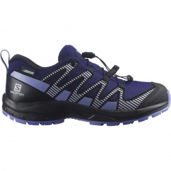 Salomon XA Pro V8 CSWP J 416145 Astral aura black purple detske nizke nepromokave boty4