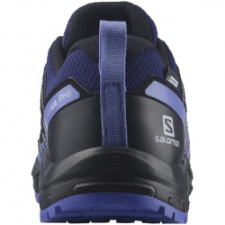 Salomon XA Pro V8 CSWP J 416145 Astral aura black purple detske nizke nepromokave boty5