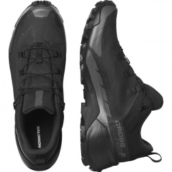 Salomon Cros Hike GTX 2 black magnet 417301 panske nizke nepromokave boty1