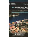 TERRAIN 344 Kastellorizo 1:15 000 turistická mapa řeckého ostrova ve Středozemním moři