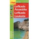 ORAMA Lefkada 1:70 000 turistická mapa řeckého ostrova