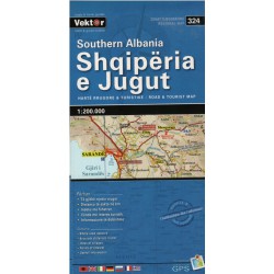 Vektor 324 Jižní Albánie 1:200 000 automapa a turistická mapa