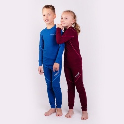 Progres MW NDRD svestkovy melir detske triko dlouhy rukav 100% Merino vlna4