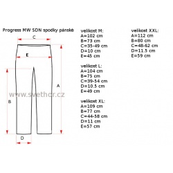 _Progres MW SDN khaki melir panske sportovni boxerky 100% merino vlna zmereno
