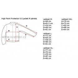 _High Point Protector 6.0 Jacket everglade panska nepromokava bunda Pertex Shield zmereno