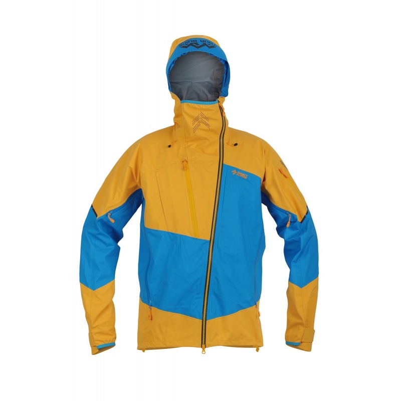 Direct Alpine Guide 8.0 mango ocean panska nepromokava hardshellova bunda 