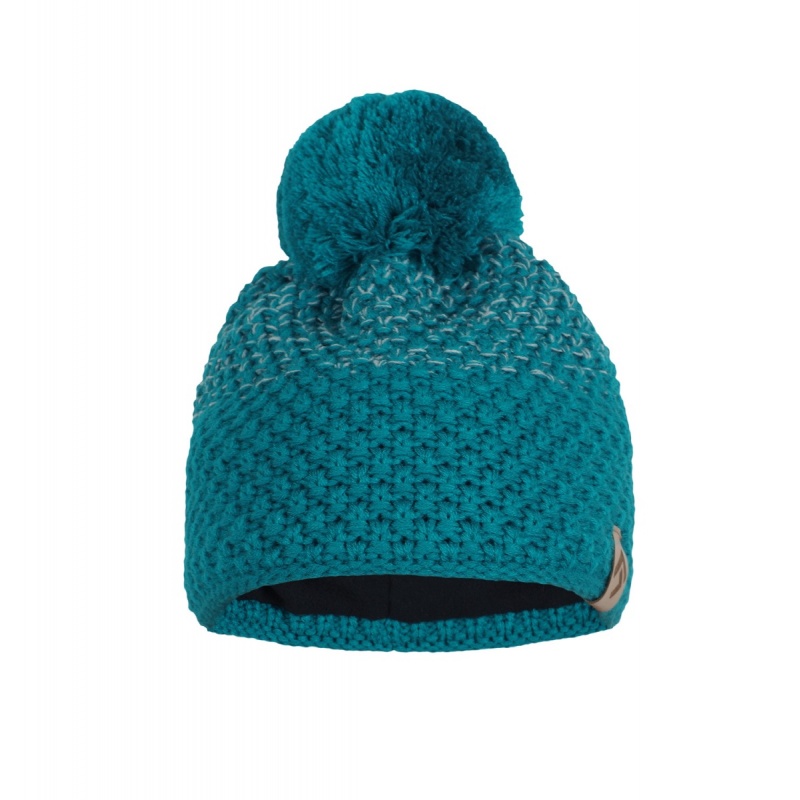 Direct Alpine Daisy Lady 2.0 emeralsd grey damska zimni pletena cepice s fleecem a bambuli