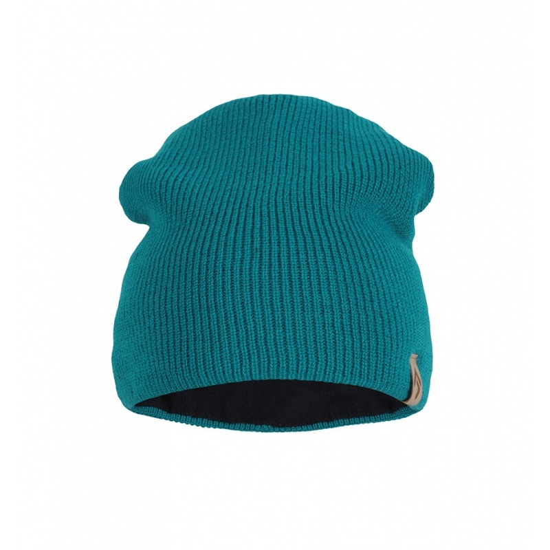 Direct Alpine Smurf 1.0 emerald unisex pletena zimni cepice s previsem s fleecem uvnitr