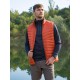 Husky Dresles M brick orange pánská lehká péřová vesta DWR 3