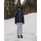 Husky Gambola L black blue dámská nepromokavá zimní lyžařská bunda 3