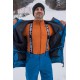 Husky Gomez M black blue/blue pánská nepromokavá zimní lyžařská bunda 6