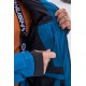 Husky Gomez M black blue/blue pánská nepromokavá zimní lyžařská bunda 7
