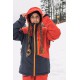 Husky Gomez K red/black blue dětská rostoucí nepromokavá zimní lyžařská bunda 12