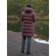 Husky Normy dk. fd. wine dámský zimní voděodolný kabát s kapuci 8