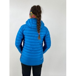 Sir Joseph Atol hooded Lady II turquoise navy lehka damska perova zimni bunda s kapuci 2