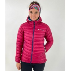 Sir Joseph Atol hooded Lady II fuchsia lehka damska perova zimni bunda s kapuci 1