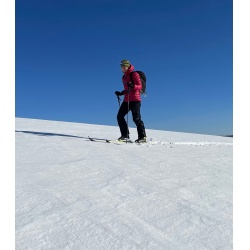 Sir Joseph Atol hooded Lady II fuchsia lehka damska perova zimni bunda s kapuci 3