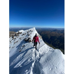 Sir Joseph Atol hooded Lady II fuchsia lehka damska perova zimni bunda s kapuci 6