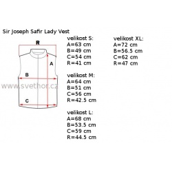 _Sir Joseph Safir Lady Vest limet navy lehka tepla damska perova zimni vesta DWR zmereno