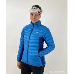 Sir Joseph Atol Lady II turquoise navy lehka damska perova zimni bunda DWR 1