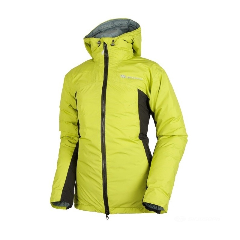 Sir Joseph Sarek Lady limet black lehka damska perova nepromokava zimni bunda s kapuci