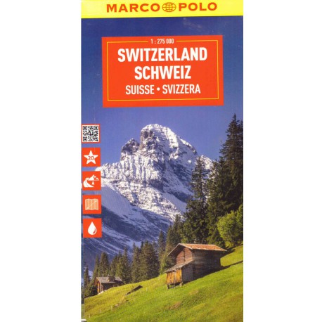 Marco Polo Švýcarsko 1:275 000 automapa
