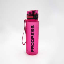 Progres Tritan Bottle 500 ml sportovni lahev s pojistkou a poutkem ruzova