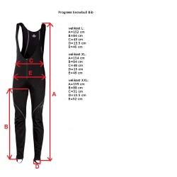 _Progres Snowbull Bib cerna panske vetruodolne elasticke softshellove kalhoty zmereno