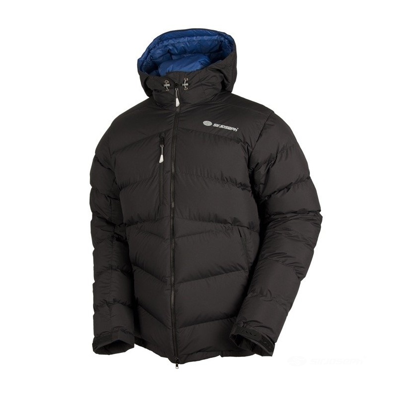 Sir Joseph Terag III Man black panska nepromokava zimni perova bunda