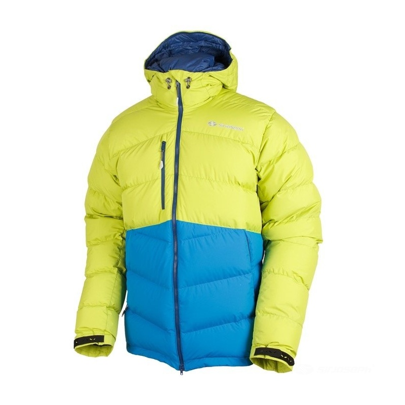 Sir Joseph Terag III Man limet blue panska nepromokava zimni perova bunda 