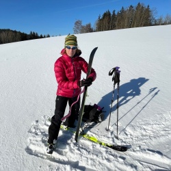 Sir Joseph Safir Lady fuchsia damska zimni perova bunda DWR 3