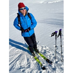 Sir Joseph Mesona III Lady blue navy damska nepromokava zimni perova bunda 3