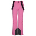 Kilpi Elare-W růžová SL0406KIPNK dámské nepromokavé zimní lyžařské kalhoty 10000