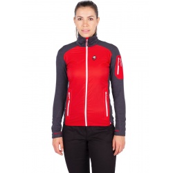 High Point Merino Alpha Lady red antracit damska outdoorova technicka zateplena bunda 1