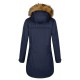Kilpi Peru-W tmavě modrá SL0125KIDBL dámský voděodolný zimní kabát s kožešinou 1