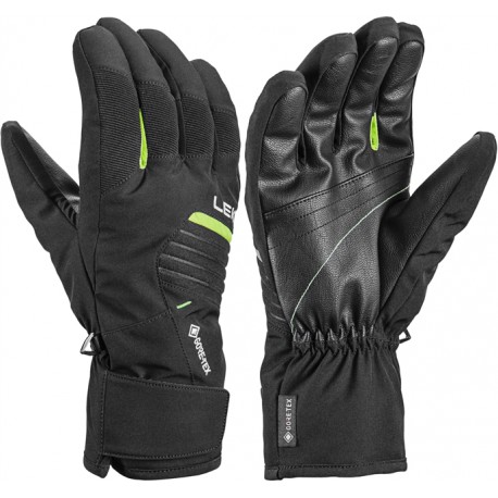 Leki Vision GTX black/lime pánské nepromokavé lyžařské rukavice