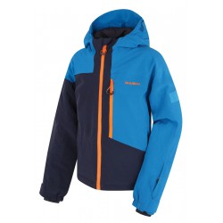 Husky Gomez K blue/black blue dětská rostoucí nepromokavá zimní lyžařská bunda 1