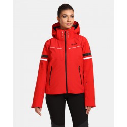 Kilpi Lorien-W červená UL0106KIRED dámská nepromokavá zimní lyžařská technická bunda 1