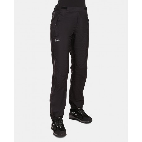 Kilpi Alpin-W černá UL0402KIBLK dámské lehké sbalitelné nepromokavé kalhoty