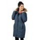 Hannah Gema midnight navy dámský zimní kabát s kapucí Resstex 6