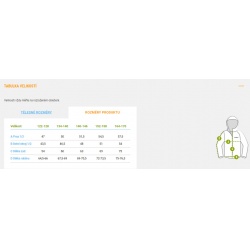 Husky Gonzal K modra detska rostouci nepromokava zimni lyzarska bunda Huskytech zmereno 1