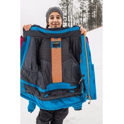 Husky Gonzal K modra detska rostouci nepromokava zimni lyzarska bunda Huskytech  13