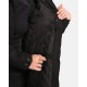 Kilpi Peru-W černá UL0125KIBLK dámský voděodolný zimní kabát (delší bunda) s kožešinou 4