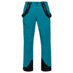 Kilpi Lazzaro-M tyrkysová NM0012KITRQ pánské nepromokavé třívrstvé technické kalhoty 1