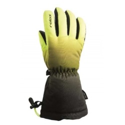 Relax Puzzy RR15I cerna zluta prechodova detske lyzarske prstove rukavice