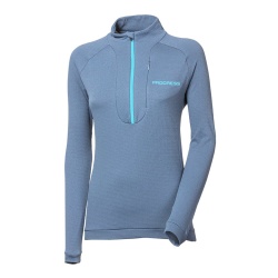 Progres Cubica Zip modroseda damska lehka rychleschnouci sportovni mikina 