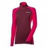 Progres Tispa Zip fuchsie svestka damska funkcni sportovni mikina s kratkym zipem