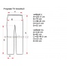 _Progres Snowbull cerna panske vetruodolne elasticke softshellove kalhoty na bezky zmeren