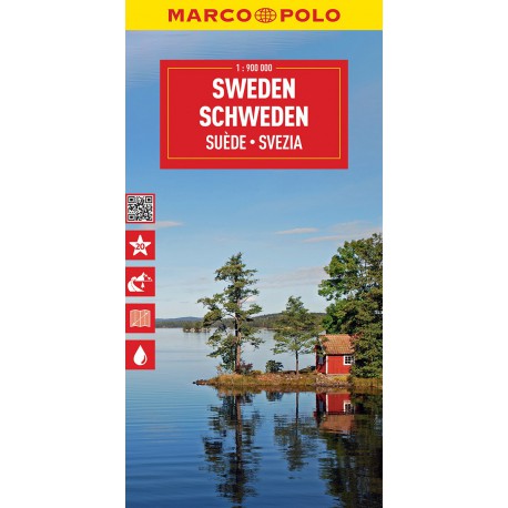 Marco Polo Švédsko 1:900 000 automapa